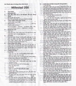 Thuốc Mifestad 200mg Stella (1 viên)