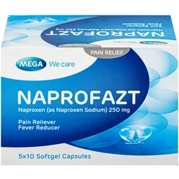 Thuốc Naprofazt 250mg Chống viêm không steroid (5 vỉ x 10 viên)