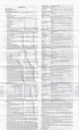 Thuốc Neurontin 300mg VIATRIS điều trị bệnh động kinh và đau dây thần kinh (1 vỉ x 10 viên)