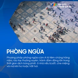 Phòng ngừa cúm A bằng tránh tụ tập nơi đông người