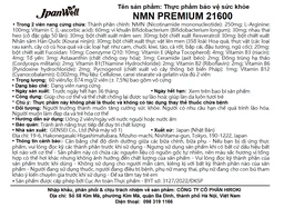 Viên uống giúp chống lão hóa, giúp da tươi trẻ NMN Premium 21600 Jpanwell (60 viên)