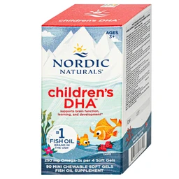 Viên uống tốt cho não bộ của trẻ Nordic Naturals Children's DHA Strawberry Flavor (90 viên)