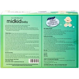 Gạc răng miệng Midkid baby cho bé sơ sinh làm sạch và bảo vệ răng miệng cho bé (Hộp 50 gói)