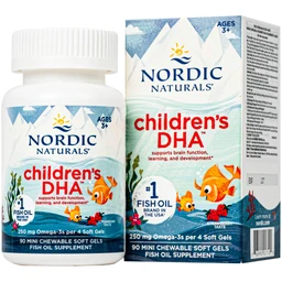Viên uống tốt cho não bộ của trẻ Nordic Naturals Children's DHA Strawberry Flavor (90 viên)