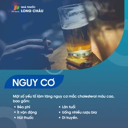 Người béo phì, lười vận động, hút thuốc, uống rượu bia, lớn tuổi hoặc có yếu tố di truyền dễ mắc cholesterol cao