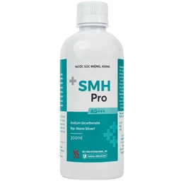 Nước súc miệng SMH Pro AG+++ 300ml Việt Sinh giúp vệ sinh răng, miệng, ngăn ngừa hôi miệng