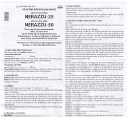 Thuốc Nerazzu 50 Davipharm điều trị tăng huyết áp (3 vỉ x 10 viên)