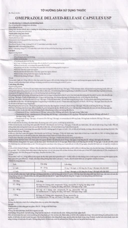 Thuốc Omeprazole 20mg Delayed Release Brawn điều trị loét dạ dày tá tràng (10 vỉ x 10 viên)