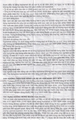 Thuốc Pms-Topiramate 25mg Pharmascience điều trị động kinh cục bộ, dự phòng đau nửa đầu (6 vỉ x 10 viên)