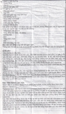 Thuốc Pms-Topiramate 25mg Pharmascience điều trị động kinh cục bộ, dự phòng đau nửa đầu (6 vỉ x 10 viên)