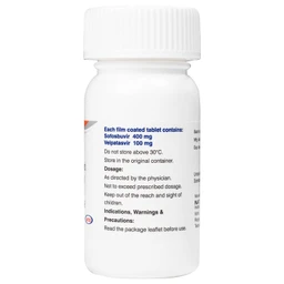 Thuốc Velsof 400mg/100mg Natco điều trị viêm gan virus C mạn tính ở người lớn (28 viên)