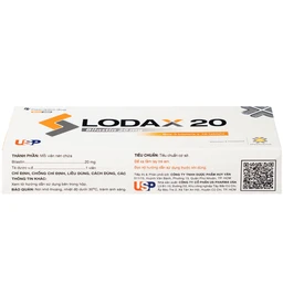 Thuốc Lodax 20mg USP điều trị triệu chứng trong trường hợp viêm mũi dị ứng và mày đay (3 vỉ x 10 viên)