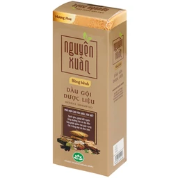 Dầu gội dược liệu Nguyên Xuân vàng giảm gãy rụng, da đầu nhiều dầu (260g)