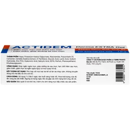 Gel bôi Actidem Derma Extra giảm mụn, mờ thâm (18g)