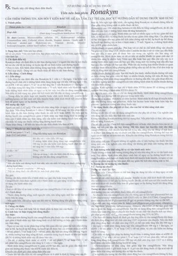 Thuốc Ronakym 100mg DRP Inter điều trị đái tháo đường tuýp 2 ở người lớn (3 vỉ x 10 viên)