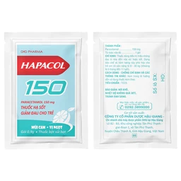 Bột Hapacol 150 DHG giảm đau, hạ sốt (24 gói) 5
