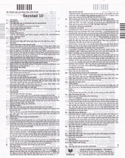 Thuốc Sezstad 10 Stella điều trị tăng cholesterol máu nguyên phát (6 vỉ x 10 viên)