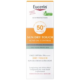 Kem chống nắng Eucerin Sun Dry Touch Oil Control SPF50+ PA+++ kiểm soát nhờn (50ml)