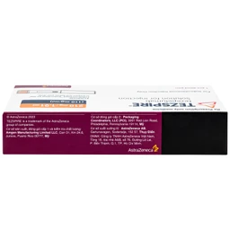 Dung dịch bút tiêm Tezspire 210mg Astrazeneca được chỉ định điều trị duy trì cho người lớn và trẻ vị thành niên từ 12 tuổi trở lên bị hen nặng (1.91ml)
