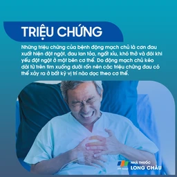 Biểu hiện triệu chứng đau ngực đột ngột do bệnh động mạch chủ