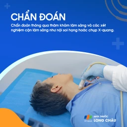 Chẩn đoán ung thư họng thông qua khám lâm sàng, nội soi hoặc chụp X-quang