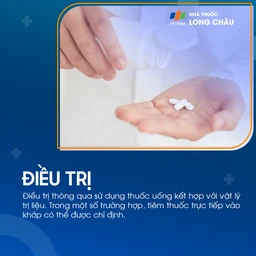 Việc điều trị đau đầu gối thường kết hợp thuốc uống và vật lý trị liệu. Một số trường hợp sẽ cần tiêm thuốc trực tiếp vào khớp