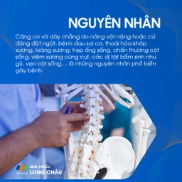 Đau lưng có thể xuất phát từ nhiều nguyên nhân như căng cơ do vận động, thoái hóa khớp, loãng xương, hẹp ống sống, hoặc các chấn thương cột sống