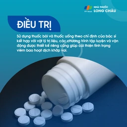 Dùng thuốc điều trị viêm bao hoạt dịch khớp vai