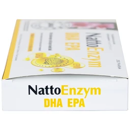 Viên uống NattoEnzym DHA EPA DHG Pharma hỗ trợ giảm nguy cơ đột quỵ do huyết khối (2 vỉ x 10 viên)
