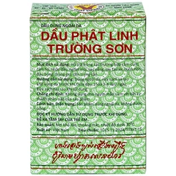 Dầu gió Phật Linh Trường Sơn 5ml giúp giảm đau nhức, sổ mũi, chóng mặt, say tàu xe