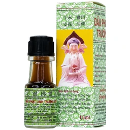 Dầu gió Phật Linh Trường Sơn 1.5ml hỗ trợ giảm cảm cúm, nghẹt mũi, chóng mặt, nhức đầu