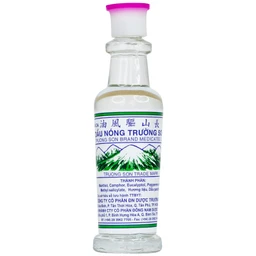 Dầu gió nóng Trường Sơn 10ml giúp giảm đau nhức, sổ mũi, chóng mặt, say tàu xe