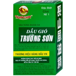 Dầu gió Trường Sơn 6ml giúp giảm cảm cúm, nghẹt mũi, chóng mặt, đau đầu