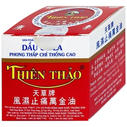 Dầu cù là phong thấp chỉ thống cao Thiên Thảo 30g