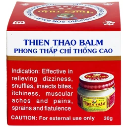Dầu cù là phong thấp chỉ thống cao Thiên Thảo 30g