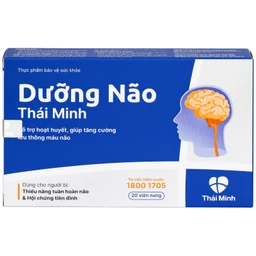 Viên tăng lưu thông máu não Dưỡng Não Thái Minh (2 vỉ x 10 viên)