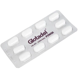Thuốc Glotadol Power Abbott giảm đau đầu, đau nửa đầu, đau nhức do cảm lạnh (10 vỉ x 10 viên)