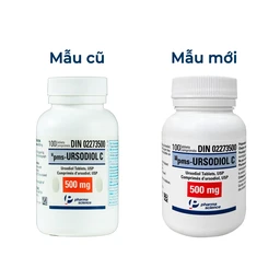 Thuốc Ursodiol C 500mg PharmaScience điều trị xơ gan ứ mật, làm tan sỏi mật (100 viên) 2