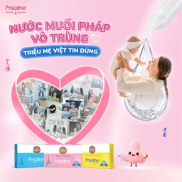Nước muối sinh lý Fysoline Septinasal (20 ống x 5ml) giúp giảm sổ mũi, viêm mũi, nghẹt mũi, dùng được cho trẻ sơ sinh