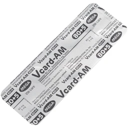 Thuốc Vcard-am 80+5mg Mega Điều trị tăng huyết áp vô căn (4 vỉ x 7 viên)