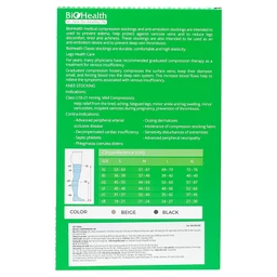 Vớ gối giãn tĩnh mạch Biohealth Compression I size M