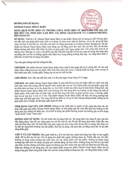 Xịt mũi trẻ em Otosan Nasal Spray Baby 20ml hỗ trợ điều trị viêm mũi,xoang cho trẻ