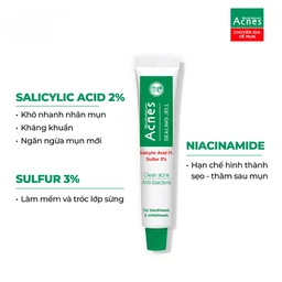 Gel giảm mụn đầu trắng và mụn đầu đen Acnes Sealing Jell Rohto (18g) 3