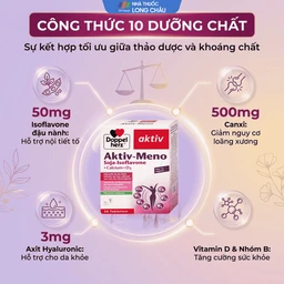 Viên uống hỗ trợ cải thiện nội tiết tố cho phụ nữ tiền mãn kinh Doppelherz Aktiv-Meno (Hộp 30 viên) 4
