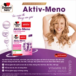 Viên uống hỗ trợ cải thiện nội tiết tố cho phụ nữ tiền mãn kinh Doppelherz Aktiv-Meno (Hộp 30 viên) 3