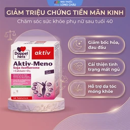 Viên uống hỗ trợ cải thiện nội tiết tố cho phụ nữ tiền mãn kinh Doppelherz Aktiv-Meno (Hộp 30 viên) 2