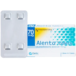 Thuốc Alenta 70mg Getz điều trị loãng xương (1 vỉ x 4 viên) 1
