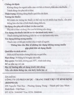 Thuốc Aleucin 500mg Bidiphar điều trị các cơn chóng mặt (3 vỉ x 10 viên)