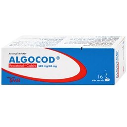 Viên sủi Algocod Codeine 500mg/30mg SMB giảm đau cấp tính ở mức độ trung bình (1 tuýp x 16 viên) 3