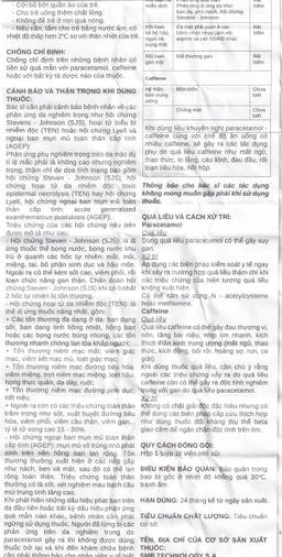 Thuốc Algostase 500mg/50mg SMB điều trị đau nhẹ đến vừa và hạ sốt (16 viên)